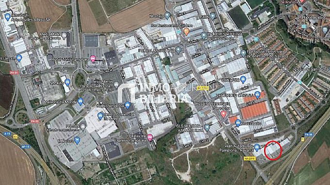Venta de nave industrial en Mutilva Baja