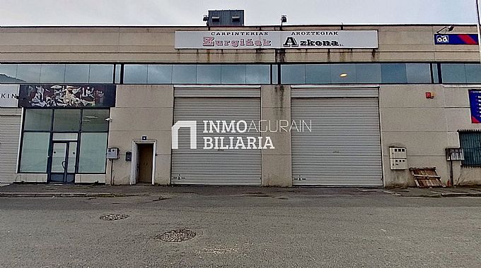 INMOBILIARIA AGURAIN VENDE NAVE INDUSTRIAL EN ALSASUA/ALTSASU