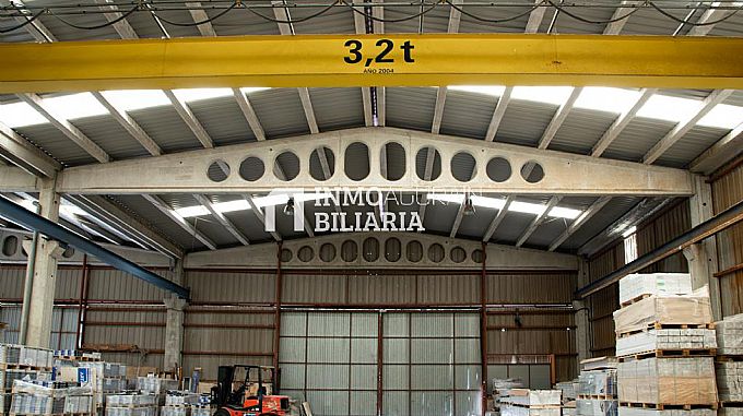 INMOBILIARIA AGURAIN VENDE: Nave industrial en Ozaeta