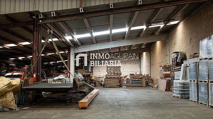 INMOBILIARIA AGURAIN VENDE: Nave industrial en Ozaeta
