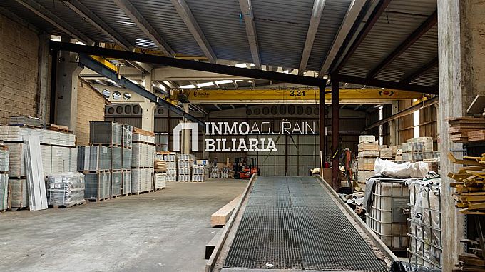 INMOBILIARIA AGURAIN VENDE: Nave industrial en Ozaeta