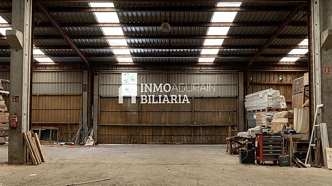 INMOBILIARIA AGURAIN VENDE: Nave industrial en Ozaeta