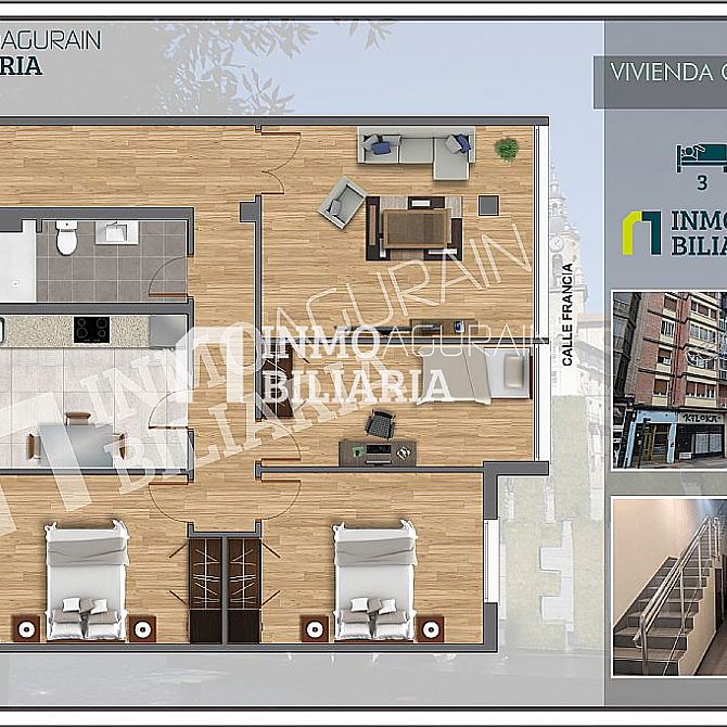 Venta de piso en Vitoria-Gasteiz - 1